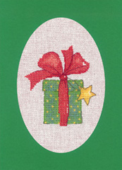 Gift - Green - Christmas Cards by Sue Hill