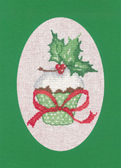 Cupcake - Green - Christmas Cards by Sue Hill