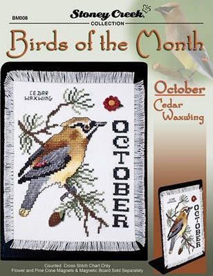 Birds of the Month - October (Cedar Waxwing)