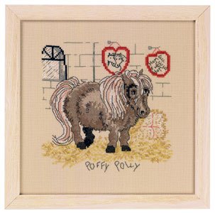 click here to view larger image of Puffy Polly Horse (counted cross stitch kit)