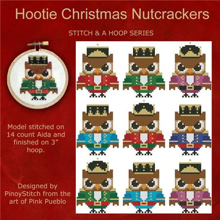 click here to view larger image of Hootie Christmas Nutcrackers (chart)