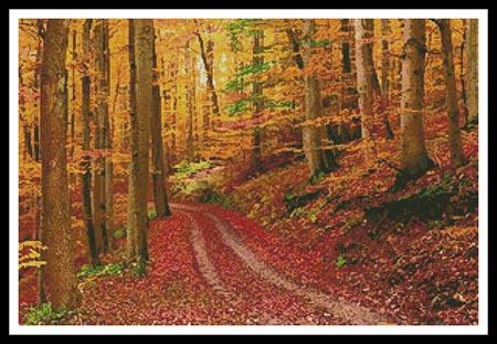 click here to view larger image of Autumn Path (chart)