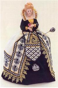 Sara - A Deruta Renaissance Pincushion Doll