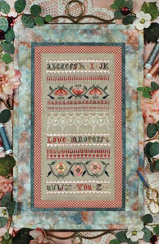 Beautiful Finishing 15 - I Love You Quilted Bellpull