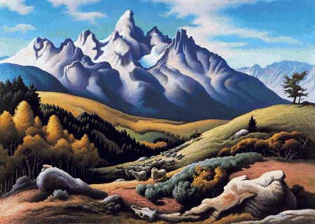 click here to view larger image of Sheepherder, The - Thomas Hart Benton (chart)