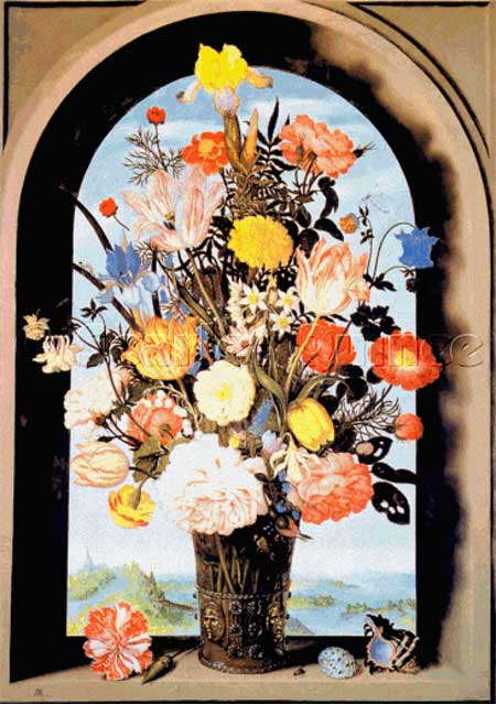 Vase with Flowers - Ambrosius Bosschaert
