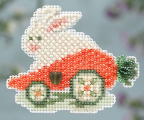 click here to view larger image of Rabbit Ride (counted cross stitch kit)