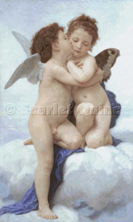 Cupid and Psyche as Children - William Bouguereau