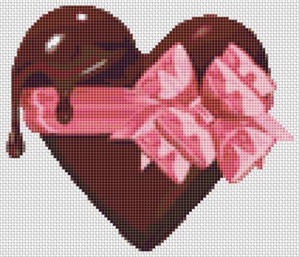 Chocolate Heart (Mini Chart)