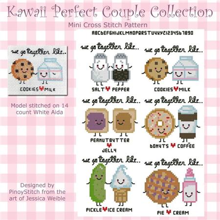 click here to view larger image of Kawaii Perfect Couple Collection (chart)