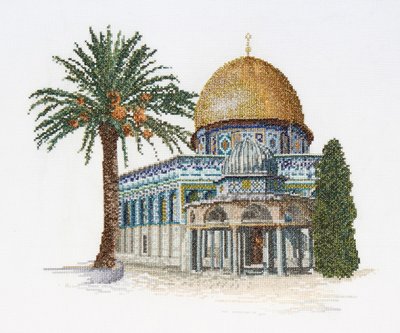 click here to view larger image of Dome of the Rock (Linen) (counted cross stitch kit)