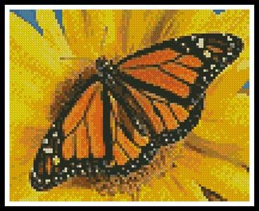 click here to view larger image of Mini Monarch Sunflower (chart)