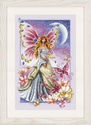 click here to view larger image of Butterfly Fairy (counted cross stitch kit)