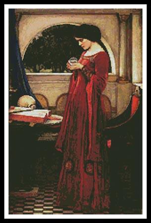 click here to view larger image of Crystal Ball, The (John William Waterhouse) (chart)