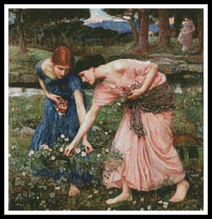 Gather Ye Rosebuds While Ye May  (John William Waterhouse)