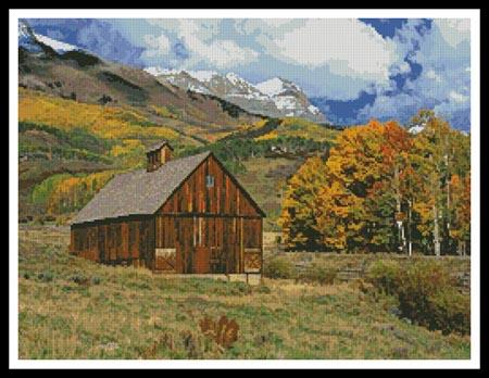 click here to view larger image of Mountains and Barn (chart)