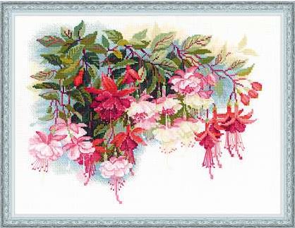 click here to view larger image of Fuschia (counted cross stitch kit)