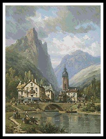 click here to view larger image of Alpine Village, An  (Charles E Kuwasseg) (chart)