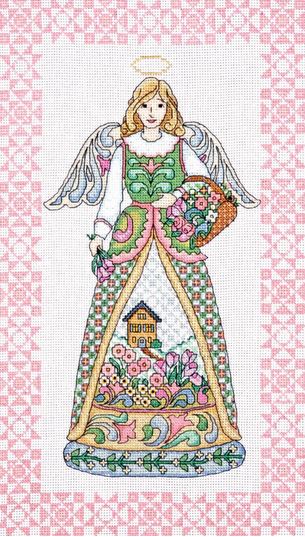 click here to view larger image of Spring Angel (counted cross stitch kit)