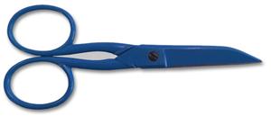 Bohin Epoxy Flat Blades 4 1/3 inch Scissors - Blue