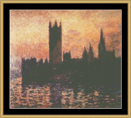 House of Parliament 1903 - The Great Masters Collection - Monet