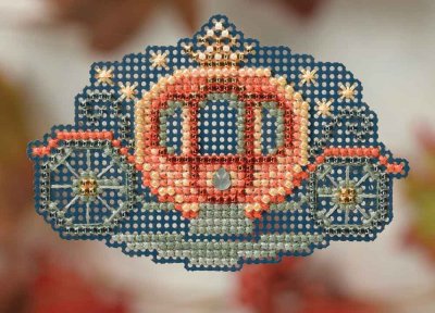 click here to view larger image of Princess Carriage - Autumn Harvest Series (counted cross stitch kit)