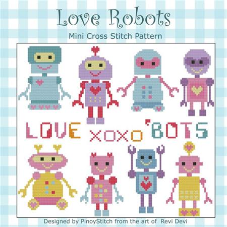 click here to view larger image of Love Bots (Robots) (chart)