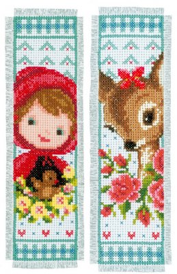 Bambi and Red Riding Hood Bookmarks (set of 2)