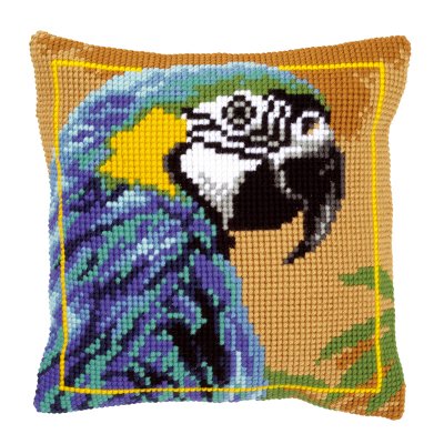 Blue Macaw Pillow