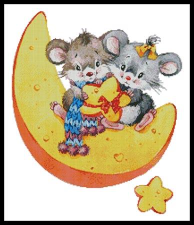 click here to view larger image of Mice on a Cheese Moon  (Lena Faenkova) (chart)