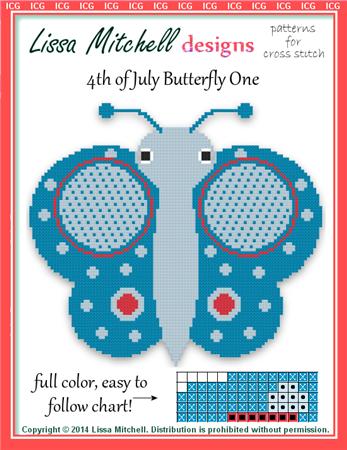 4th of July Butterfly - One