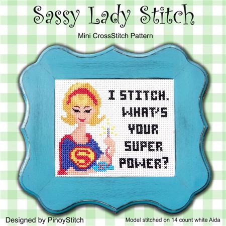 click here to view larger image of Sassy Lady Stitch (chart)