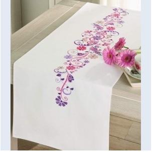 Pink and Purple Fantasy Table Runner