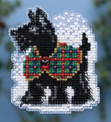 Scottie - Seasonal ornament / Pin kit