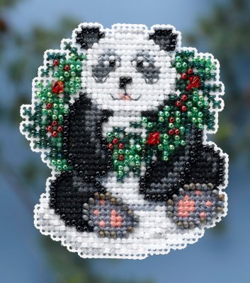 Holiday Panda - Seasonal Ornament / Pin Kit