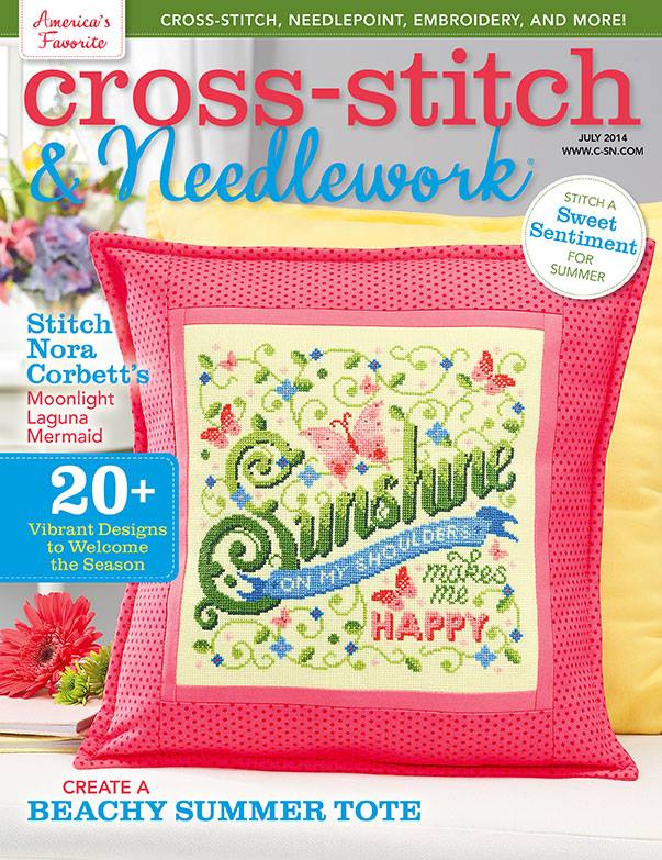 Cross Stitch & Needlework Magazine - July 2014