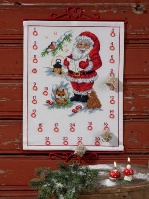 Singing Santa Claus Advent Calendar