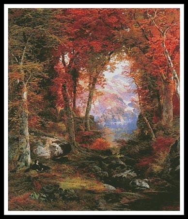 Autumnal Woods, The - Large (Thomas Moran)