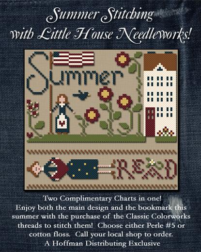click here to view larger image of Summer Stitching - Cotton Thread Pack (w/ free graph) (fiber)