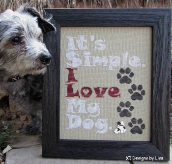 click here to view larger image of I Love My Dog (chart)