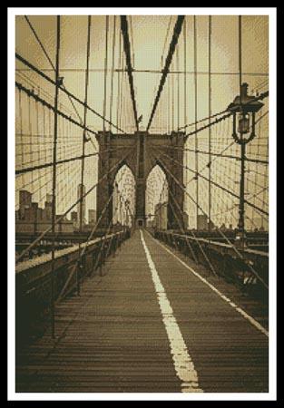Brooklyn Bridge - Sepia