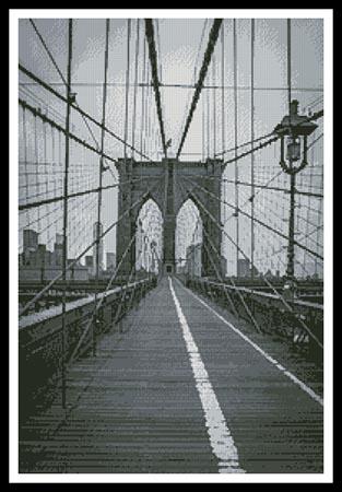 Brooklyn Bridge - Black and White