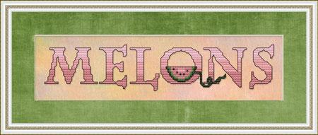 click here to view larger image of Melons  Banner (chart)