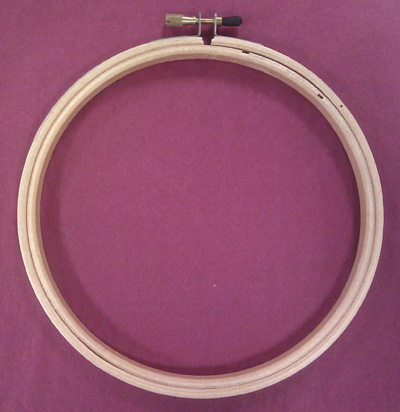 click here to view larger image of Wood Embroidery Hoop - 6 in (accessory)
