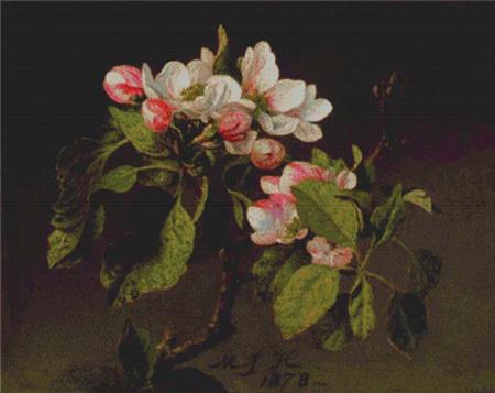 Branch of Apple Blossoms and Buds, A