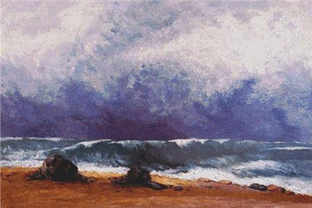 Wave, The  (Gustave Courbet)