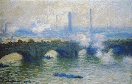 Waterloo Bridge, London  (Claude Monet)