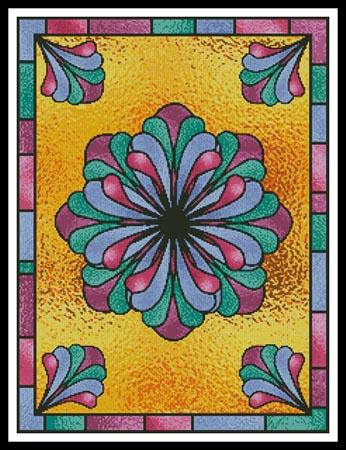 Stained Glass Floral 1
