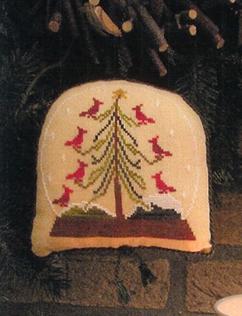 click here to view larger image of Birdies Christmas - Snowglobe Ornament 2010 (chart)
