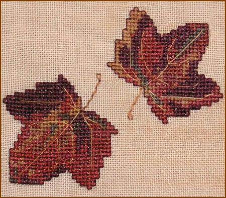 Autumn Leaves Wall Quilt Block H